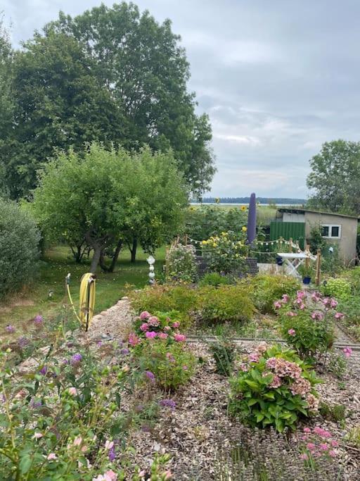 Ferienhaus Mit Wasserblick Auf Der Insel Usedom Krummin Exteriör bild